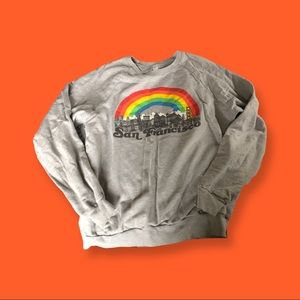 Vintage look San Francisco crew neck sweatshirt